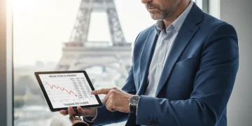 Actif français consultant des projections de pension à la baisse suite à la réforme des retraites 2026.