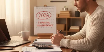 Personne calculant ses économies pour la retraite avec un PER en 2026
