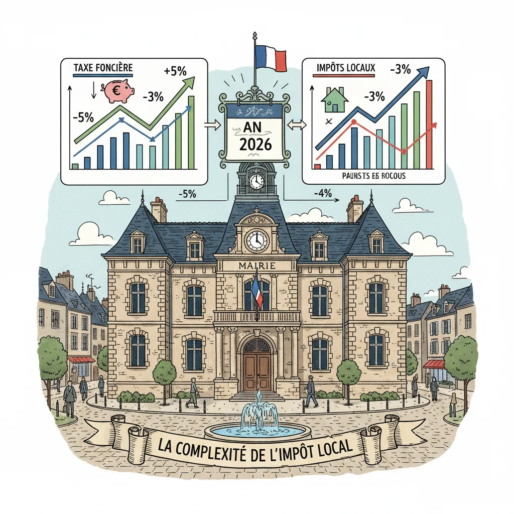 Fiscalité Locale 2026 : Analyse des Augmentations et Baisses