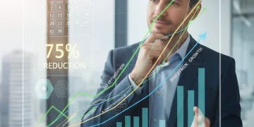 Graphique financier illustrant l'optimisation fiscale et les bénéfices de la défiscalisation en 2026.