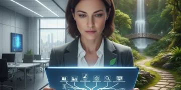 Reconversion Professionnelle : 7 Aides Inconnues pour Changer de Vie en France Personne explorant des options de reconversion professionnelle sur une tablette numérique.