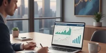 Homme planifiant sa retraite devant un ordinateur, optimisant son PER pour un avantage fiscal.